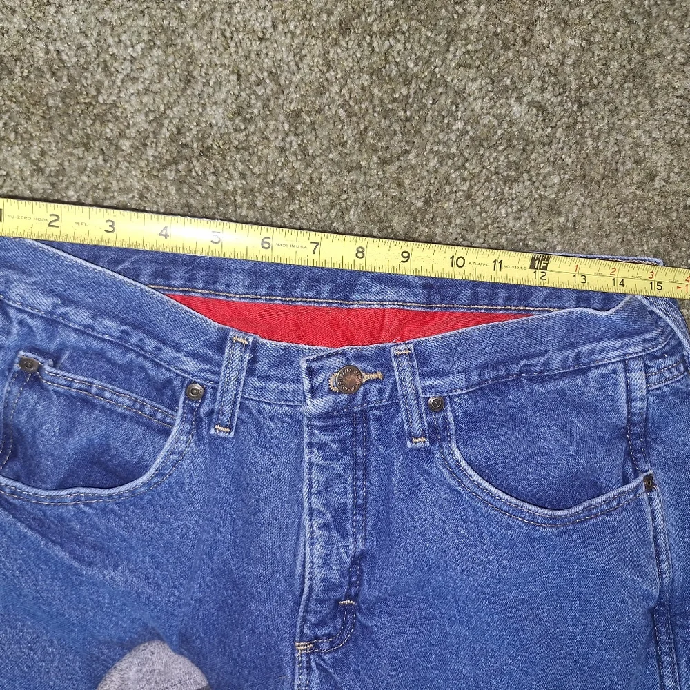 Wrangler Rugged Fleece Lined Jeans 32x30 Workwear - Picture 10 of 10